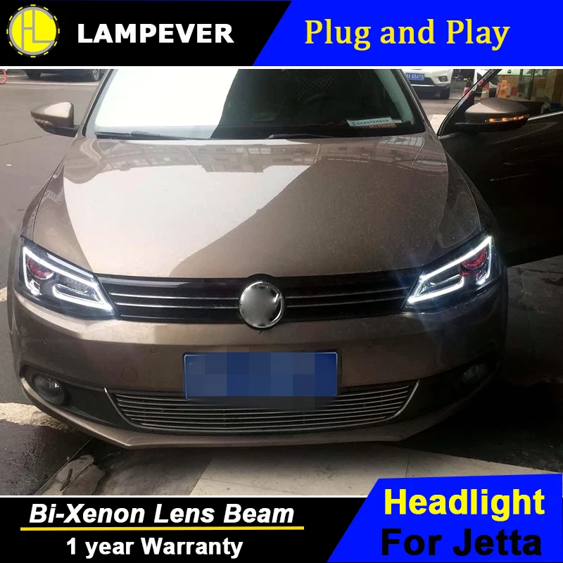 Lampever налобный фонарь для VW JETTA MK6 2012 2017 светодиодные фары головного света бар Audi