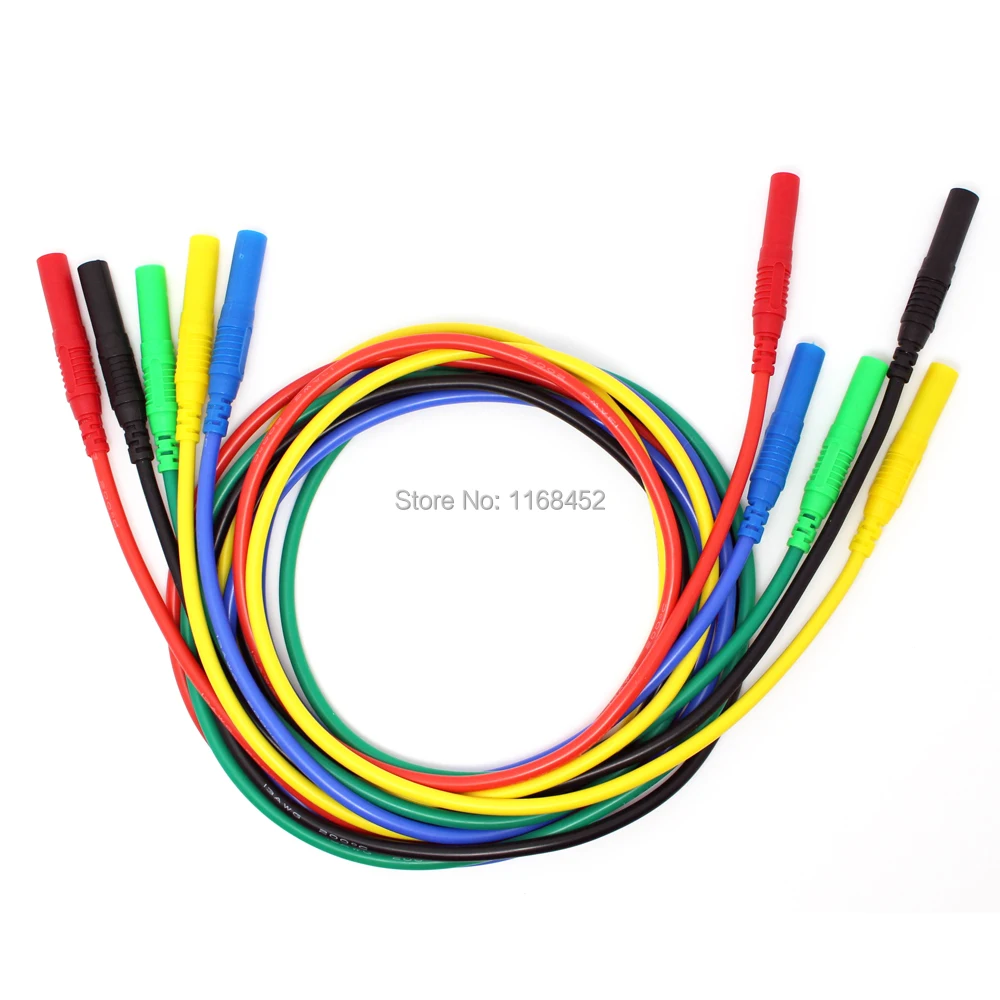 TL320 высокое качество 13AWG гибкие силиконовые испытательные выводы 4 мм прямой