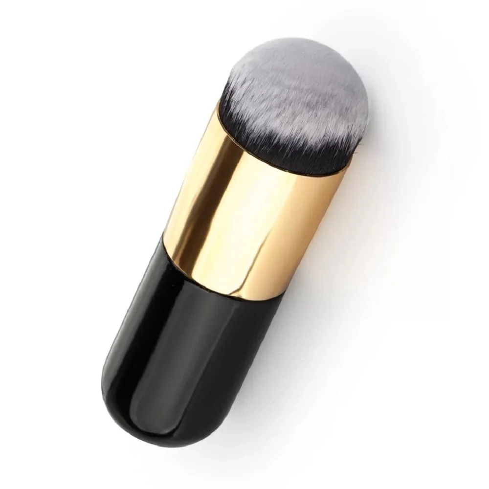 Одноцветная пудра для румян основа макияжа Кисть с круглой головкой Мягкая