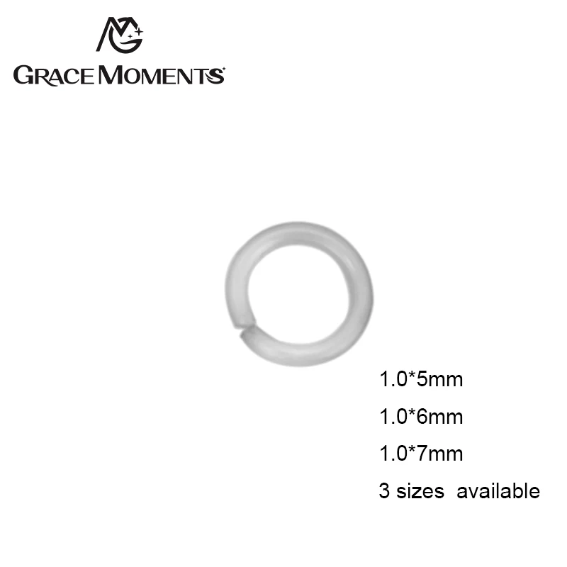 Grace Moments 500 шт. кольца из нержавеющей стали для прыжков с одной петлей Открытые