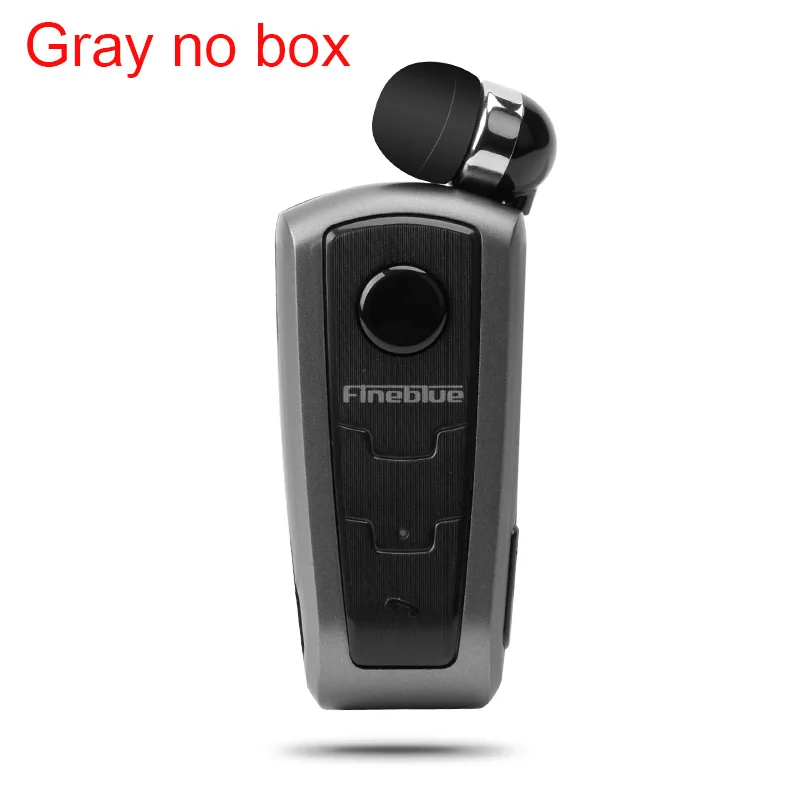 Gray NO box Fineblue F910 наушники беспроводной драйвер Auriculares Bluetooth наушники вибрации износа клип стерео спортивная Гарнитура для вождения - Цвет: Gray NO box