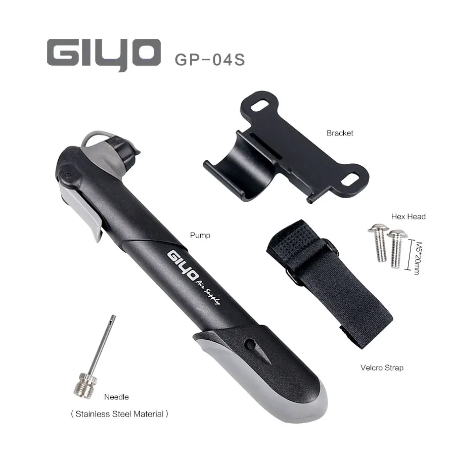 Giyo gp-04s 80 г Портативный мини MTB горный велосипед Велосипедные насосы 120 PSI высокого