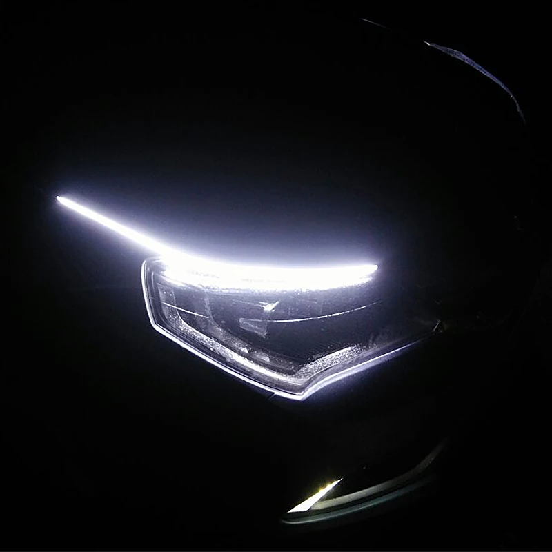 2 шт. LED DRL Дневной свет светодиодный фар полосы балка для Ford Focus BMW E46 E39 Benz Мерседес