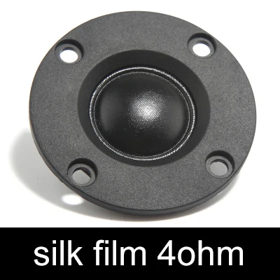 silk film 4ohm 2-дюймовый ВЧ-динамик 10 Вт NdFeB Шелковый пленочный твитер 4 Ом 8 Ом Hifi громкий динамик DIY звуковая панель Аксессуары для колонок 2 шт - Цвет: silk film 4ohm