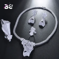 be 8 hotsale african pendant 4pcs sets with sparkling aaa cubic zirconia stone wedding bridal jewelry accessories set s217