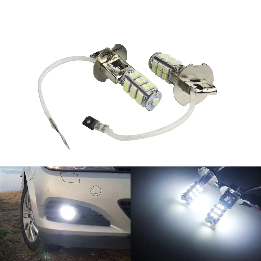 Angrong 2 шт. 453 H3 25 SMD светодиодный супер Белый Ксенон головной светильник тумана светильник лампы 12V