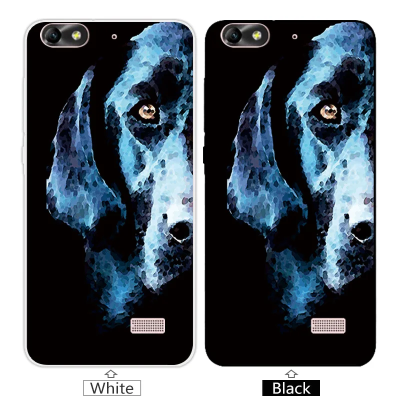 for Huawei Honor 4C / G Play Mini Case Silicon Capa Full Skull Phone Fundas Transparent Brick Road Cover |