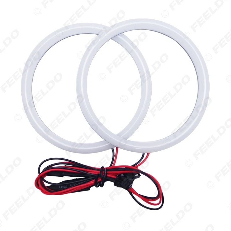 FEELDO 4X106mm Car Xenon Cotton Angel Eyes Halo Ring Light DRL For BMW E46 Coupe 2D (04+)/E46 Cabrio/Z3 Headlight #HQ2238 | Автомобили и