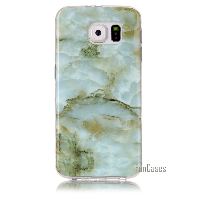 Мрамор каменная коллекция SM G920i G920F Защитный чехол для samsung Galaxy S6 Coque гибкий мягкий
