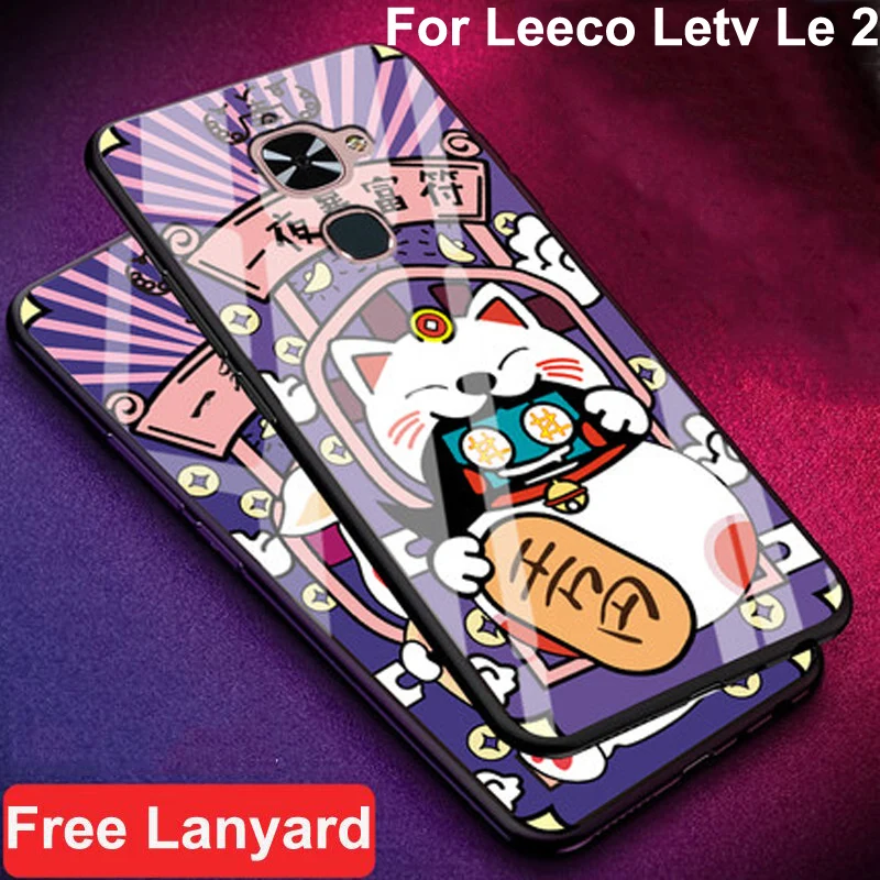 Чехол для Leeco Letv Le 2 X527 роскошное закаленное стекло + мягкая задняя крышка с краями