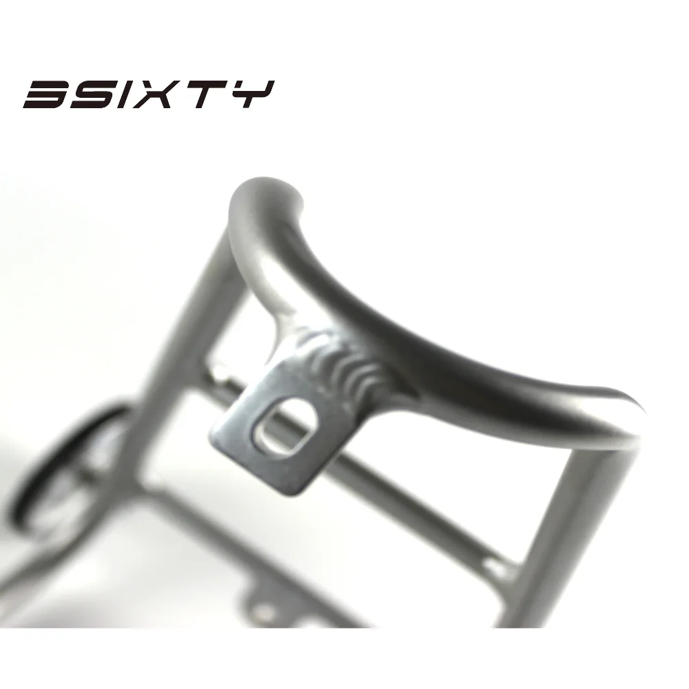 3SIXTY алюминиевый сплав Q Тип задние стойки с Easywheels для Brompton велосипедов багажные переноски