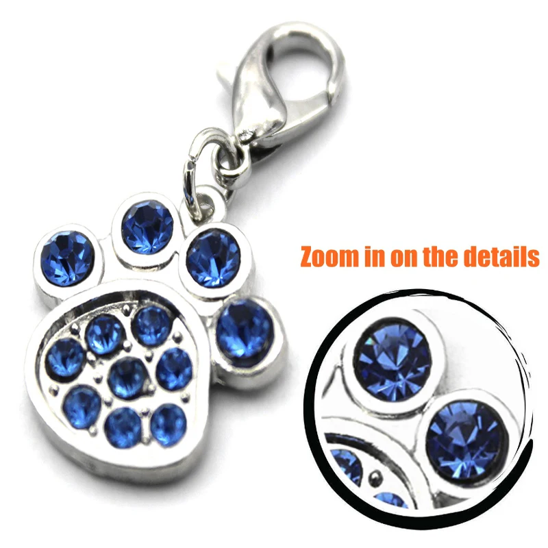 Ошейник из горного хрусталя подвеска для домашних животных украшение кошачий