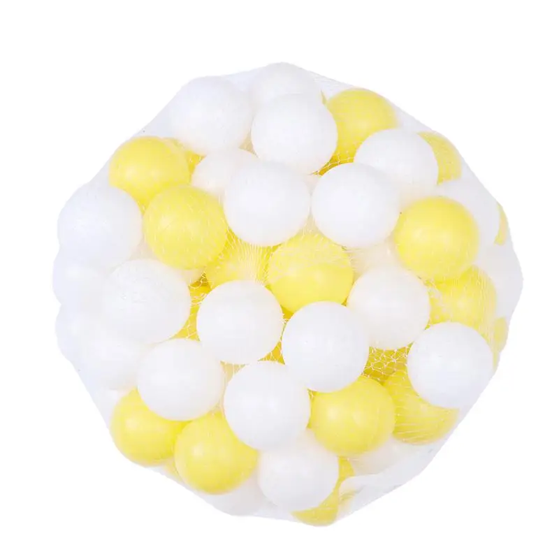 100pcs 5.5cm Ball 3в1 игрушки палатка для детей складной всплывающий туннель баскетбольная игра портативный открытый детские игрушечные палатки дом хижина для детей игрушки - Цвет: 100pcs 5.5cm Ball