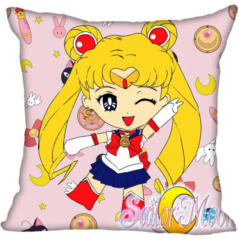 Pillowcase 4 Лучшая декоративная Свадебные наволочки Сейлор Мун, наволочки для подушек, индивидуальный подарок для(с одной стороны), наволочки с принтом - Цвет: Pillowcase 4