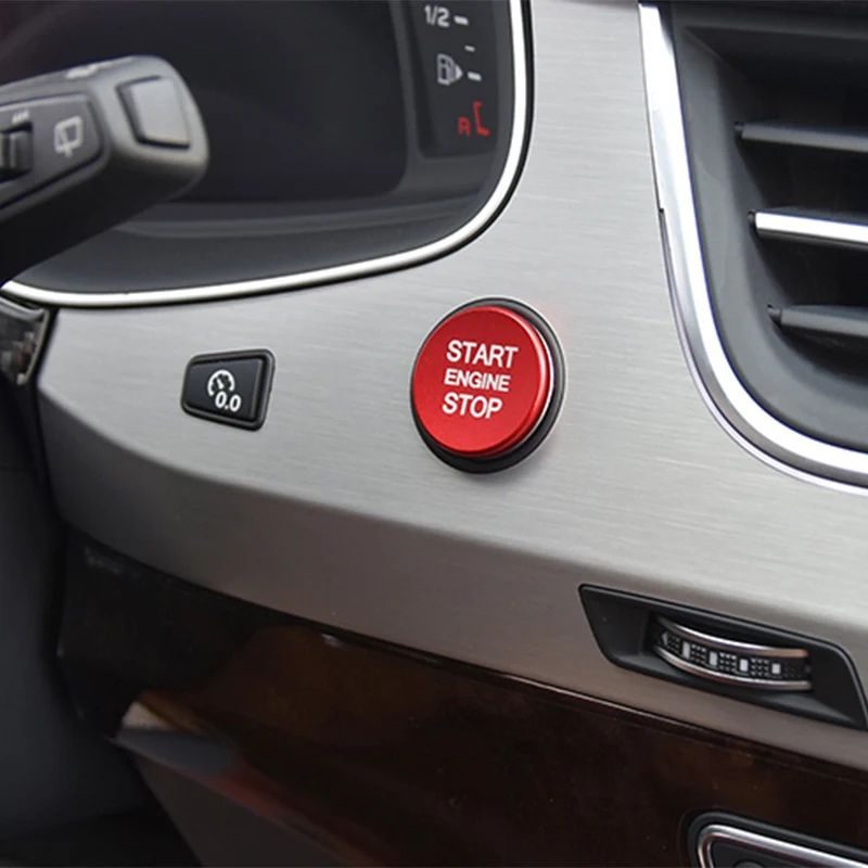 Автомобильный Стайлинг кнопка запуска декоративная рамка обшивка наклейка