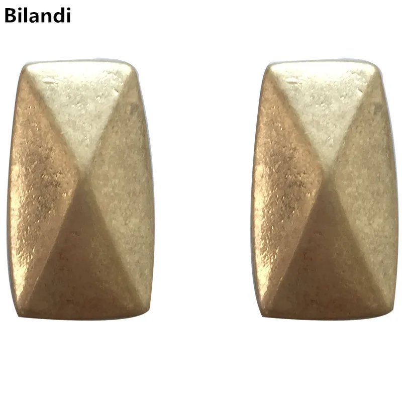 

Simple New Designs Jewelry Metallic Surface Earrings For Women