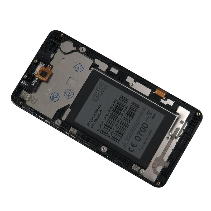 M& Sen для 5," Wiko Lenny 3 Lenny3 ЖК-дисплей+ сенсорная панель дигитайзер с рамкой для Wiko Lenny 3 Lenny3 дисплей