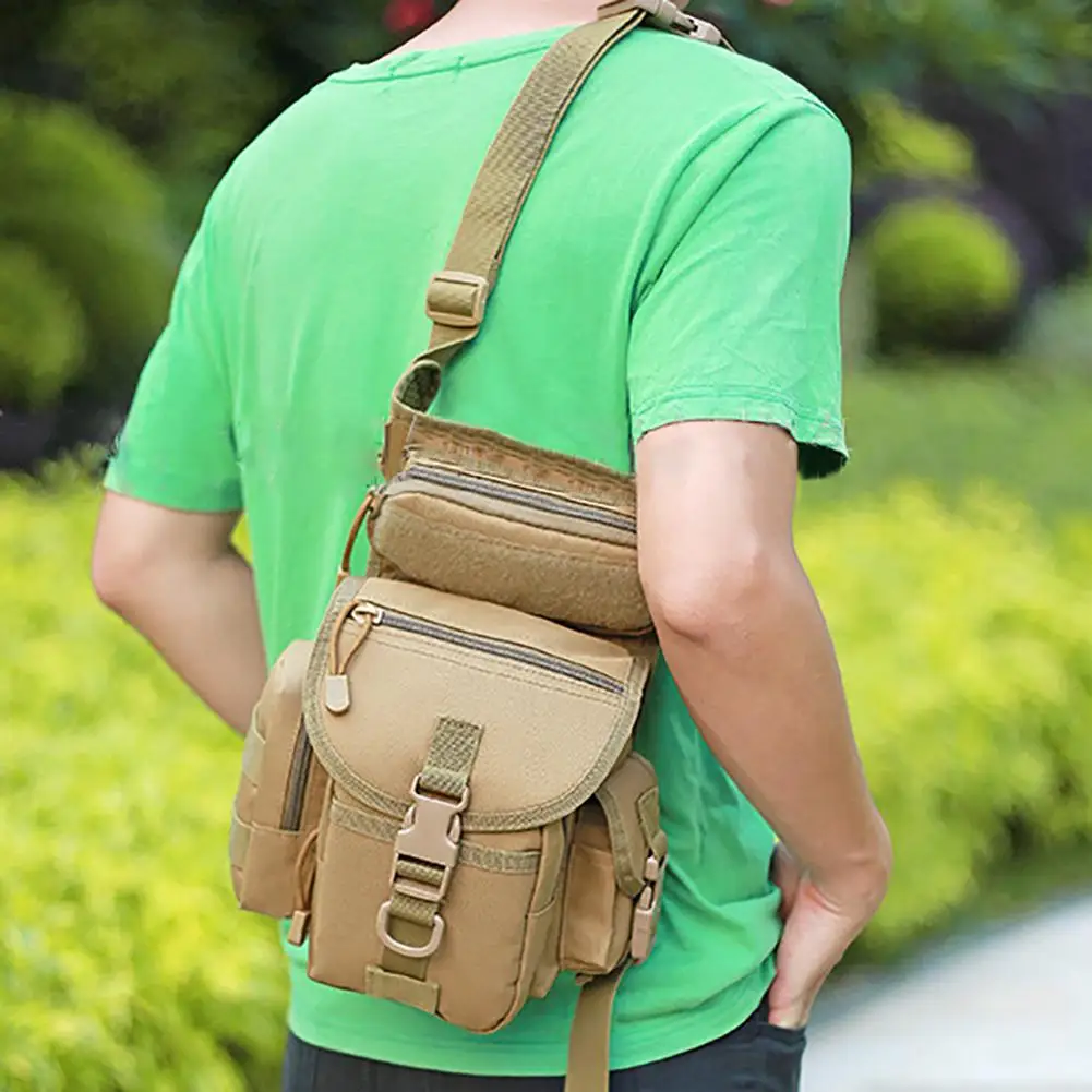 

Men's Camouflage Drop Leg Bag Panel Utility Waist Belt Pouch Pack Shoulder Bags Oxford Fanny Packs Men Belt Hip Bum Bag
