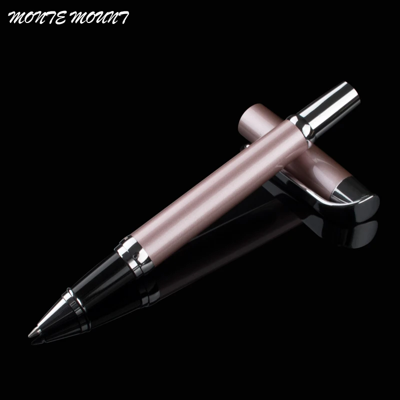 Высокое качество 0 5 мм черные чернила Металл серебряный цвет Бизнес Офис Средний