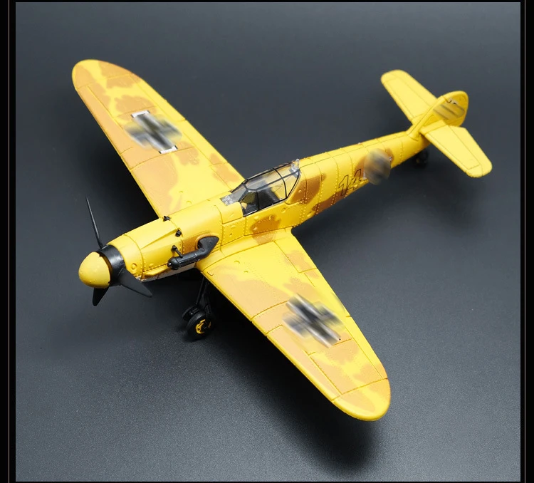 6 шт./компл. WW2 военный истребитель BF-109 самолет модель здания Наборы 4D Германии самолет кирпичи масштабная модель подарки на день рождения для мальчиков