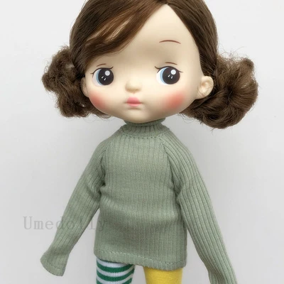 green 1 предмет; Модный комплект Кукла Blyth с высоким воротником с длинными рукавами; футболка для Neoblythe, озон, OB24, Мико, Момоко кукла аксессуары для одежды - Цвет: green