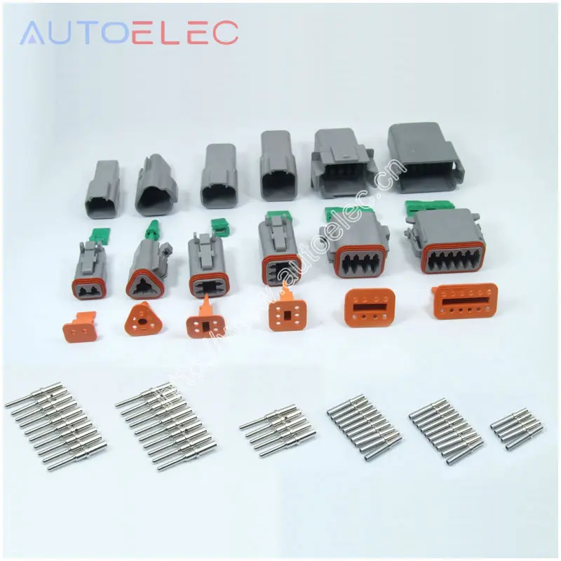 1 пара водонепроницаемые коннекторы для проводов 6 моделей Deutsch DT06/DT04