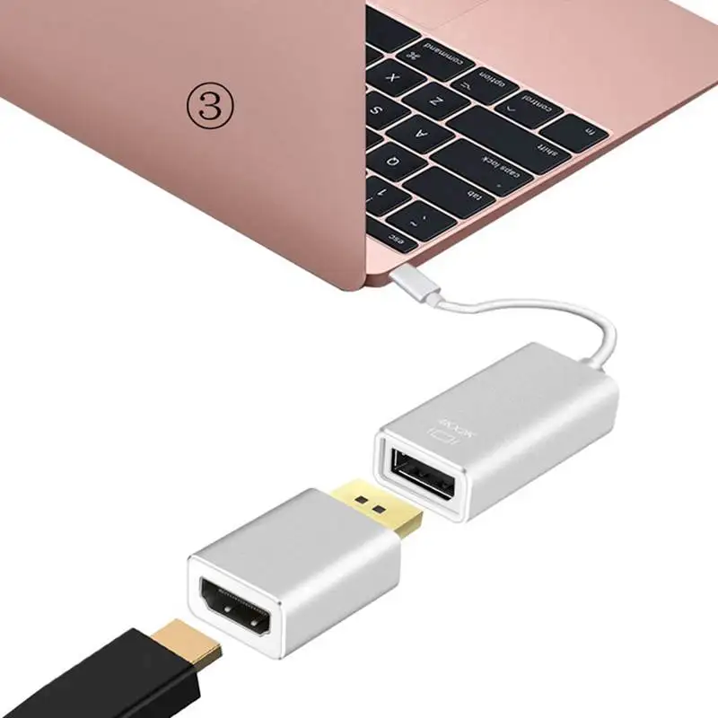 Usb 3 1 в адаптер Тип C папа к Dp женский Hdmi Женский конвертер Usb3.1 кабель Поддержка 4K