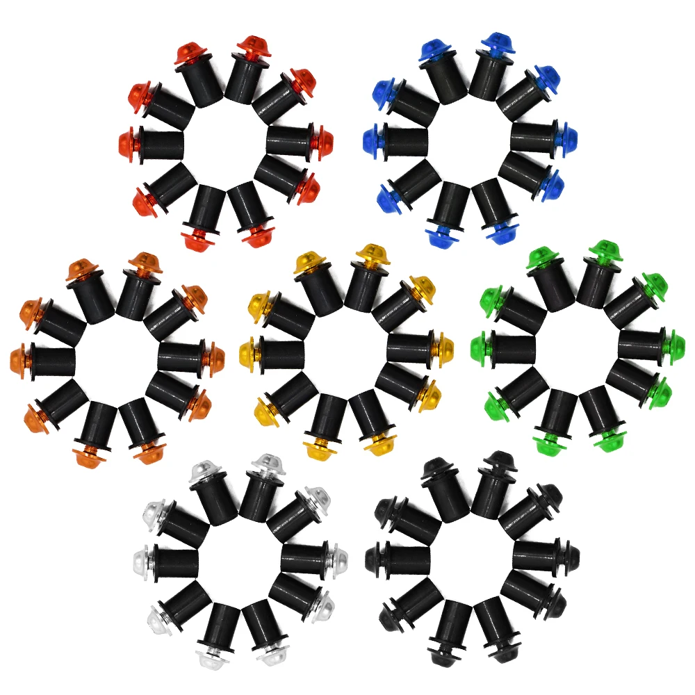 Мотоциклетные аксессуары M5 5 мм Комплект болтов для лобового стекла Yamaha FAZER FZ1 FZS