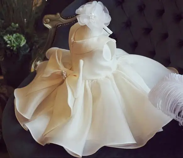 Высокое качество белые детские платья с бантом для девочек матросские летняя