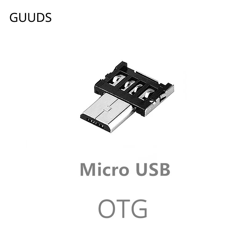 1 piece MicroUSB OTG Guuds Ультра маленький Micro usb type-C штекер USB Женский адаптер маленький type-C адаптер типа OTG C OTG разъем type C V8 OTG - Цвет: 1 piece MicroUSB OTG