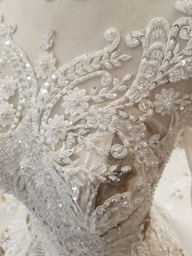 LS321457 Быстрая Бесплатная Доставка свадебное платье с высоким горлом и коротким