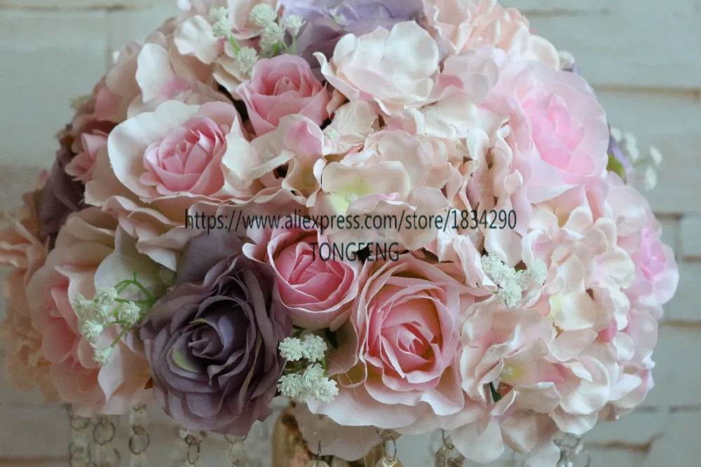 TONGFENG 10 шт./лот 30 см свадебное украшение цветок на стену искусственные цветы