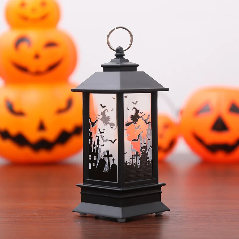 Хэллоуин Декоративный светильник s Винтаж замок тыквы лампа Подвесные Украшения