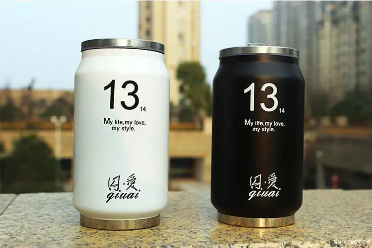 280/450 мл милый термос для напитков из нержавеющей стали Изолированная бутылка