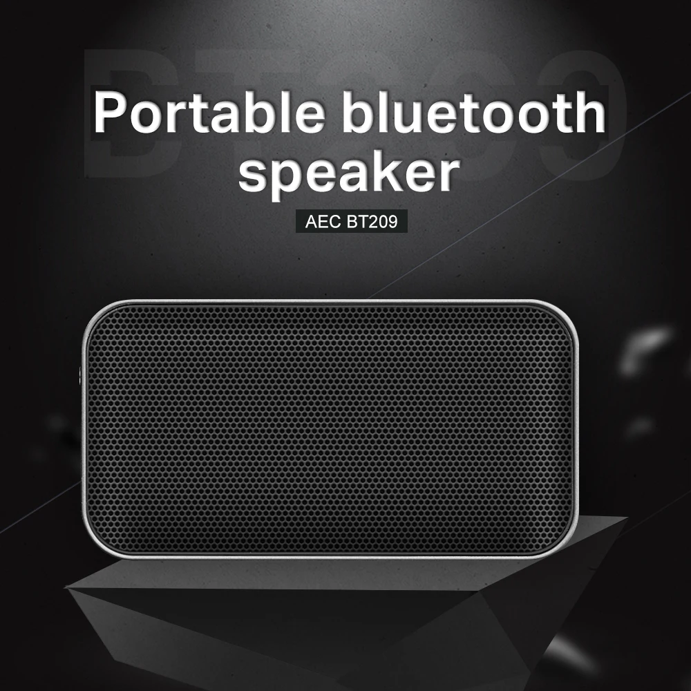 Портативный Bluetooth динамик AEC BT209 мини беспроводной громкий звук стерео музыка