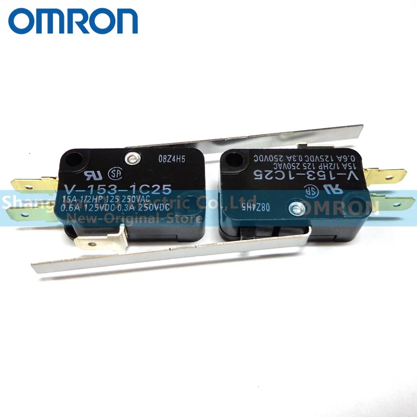 10 шт. OMRON микропереключатель V-15-1A5 V-152-1C25 V-153-1C25 V-155-1C25 V-156-1C25 и OMRON микропереключатель