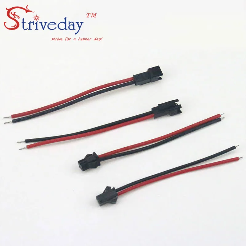 50 парт/лот SM терминал штекер и гнездо разъем провод 10 см|plug connector|sm plugwire plug connectors |