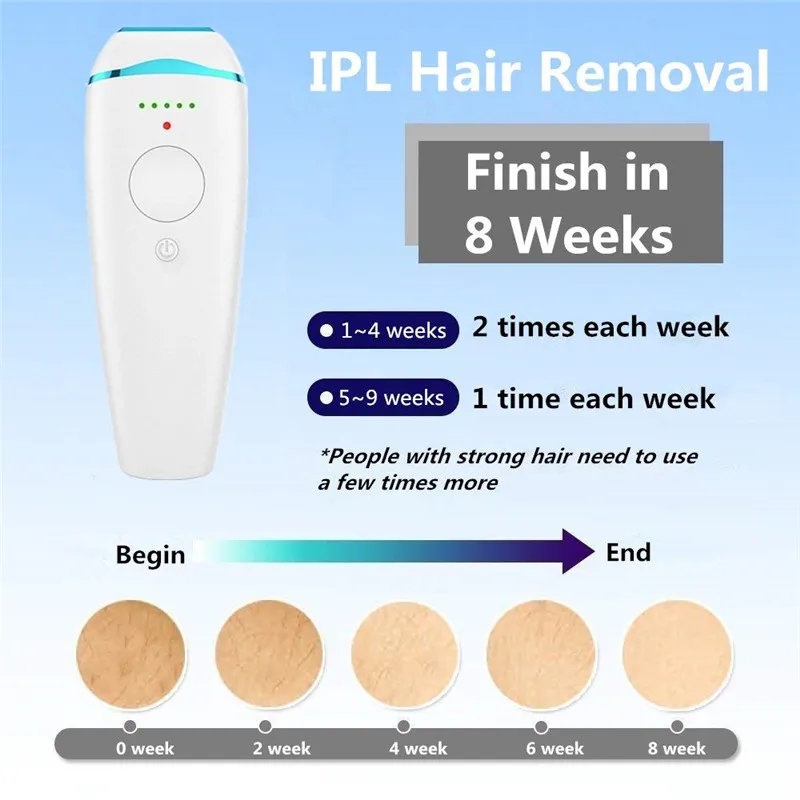 IPL эпилятор Перманентный лазерный прибор для удаления волос женщин