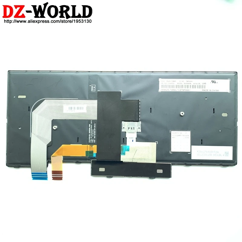 / ES SPA LAS Латиноамериканский Испанский клавиатура с подсветкой для Thinkpad T470 A475 T480 Teclado 01AX572 01AX531 01AX490