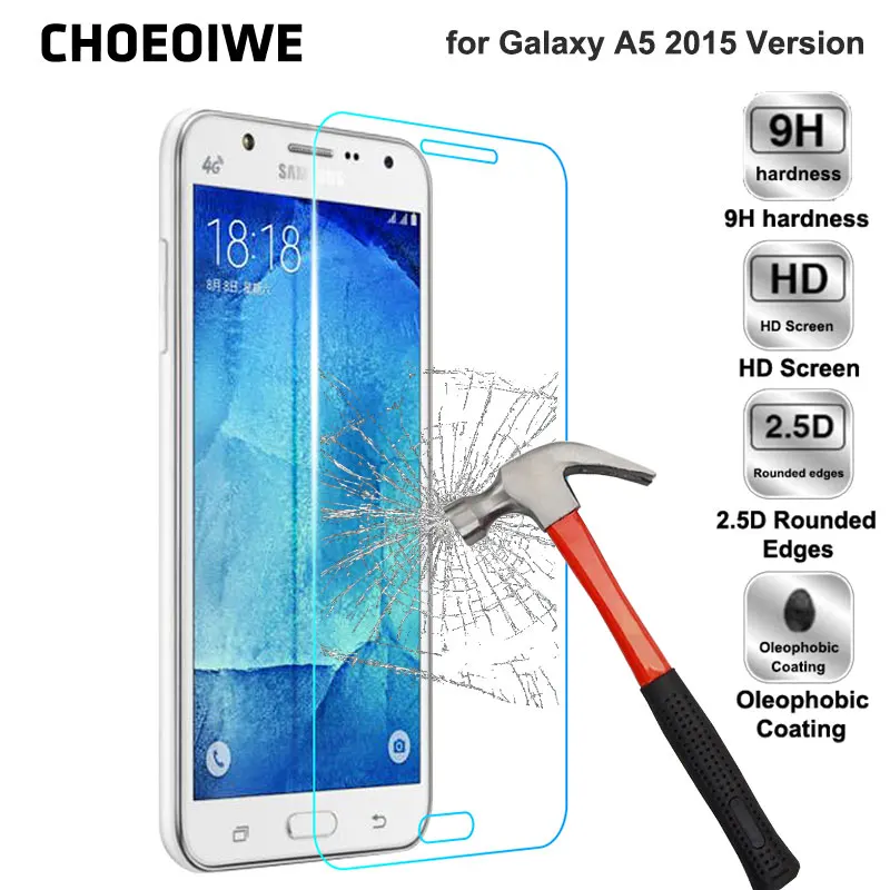 Передняя защитная пленка CHOEOIWE из закаленного стекла 9H для Samsung Galaxy A5 2015 A5000 A500