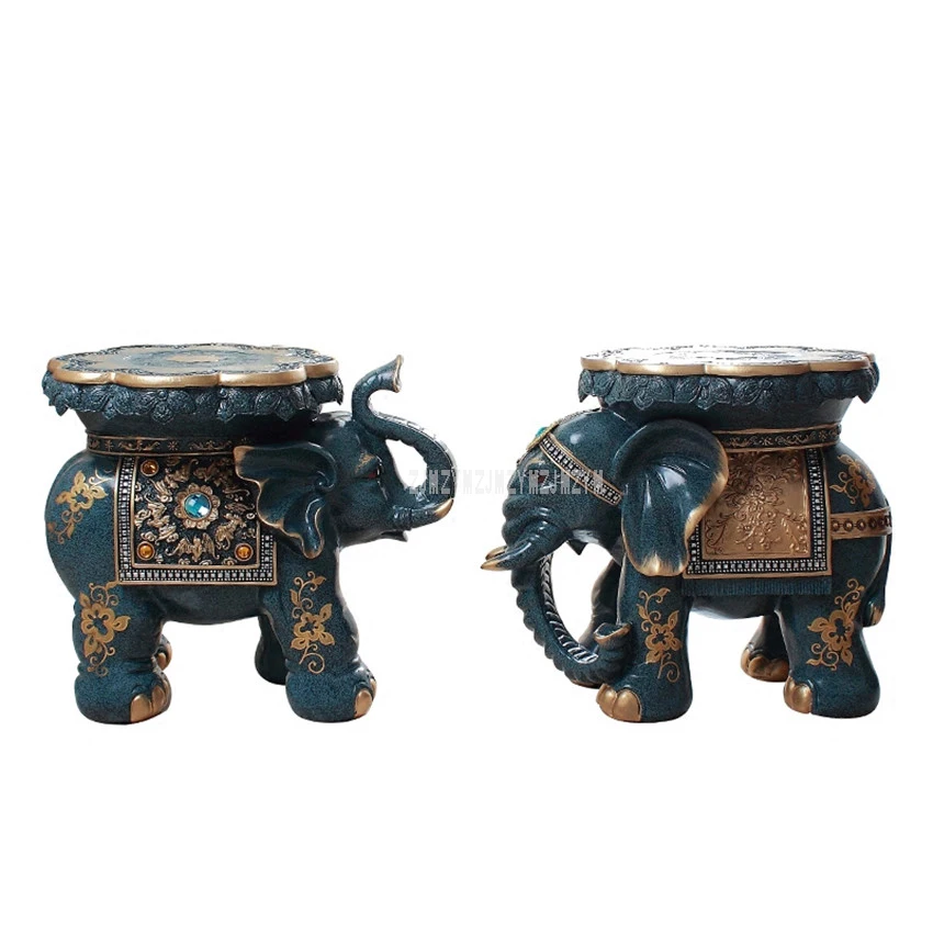 Европейский стиль Lucky Elephant дизайн низкий табурет для гостиной домашнего интерьера украшение османский табурет свадебные подарки
