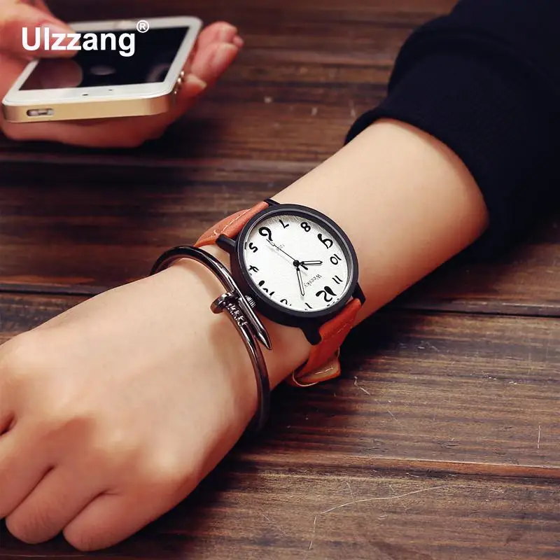 2018 модные повседневные новые ВИНТАЖНЫЕ КВАРЦЕВЫЕ ЧАСЫ Weesky часы с ремешком из