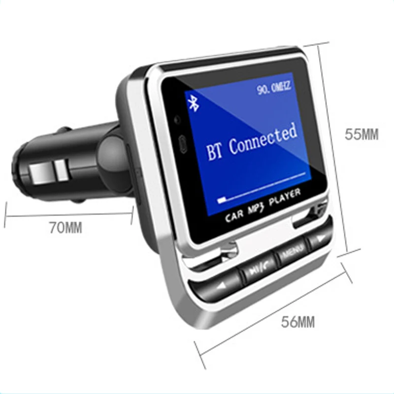 Автомобильный MP3-плеер BGreen FM-радио Bluetooth со светодиодный ным экраном с