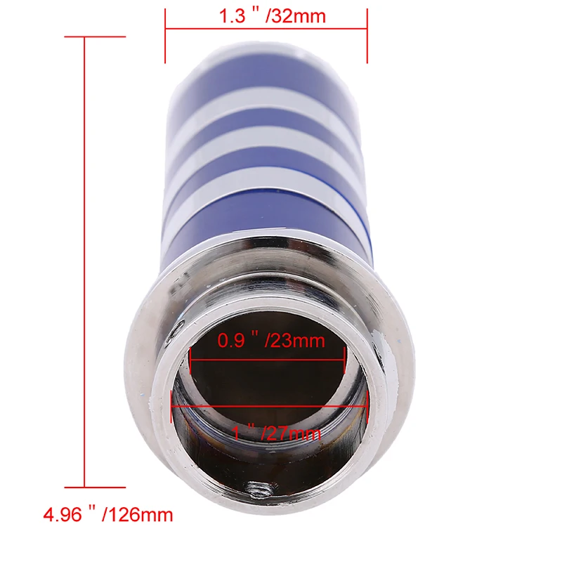 POSSBAY Blue Aluminum Gear Shift Universal Handbrake Grrips Cover Case For Honda Toyota Peugeot Nissan Ford Handle Knob | Автомобили и