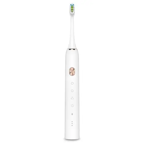 Soocas X3 звуковая электрическая зубная щетка USB перезаряжаемая модернизированная Водонепроницаемая ультра звуковая автоматическая зубная щетка Сменная головка щетки - Цвет: White