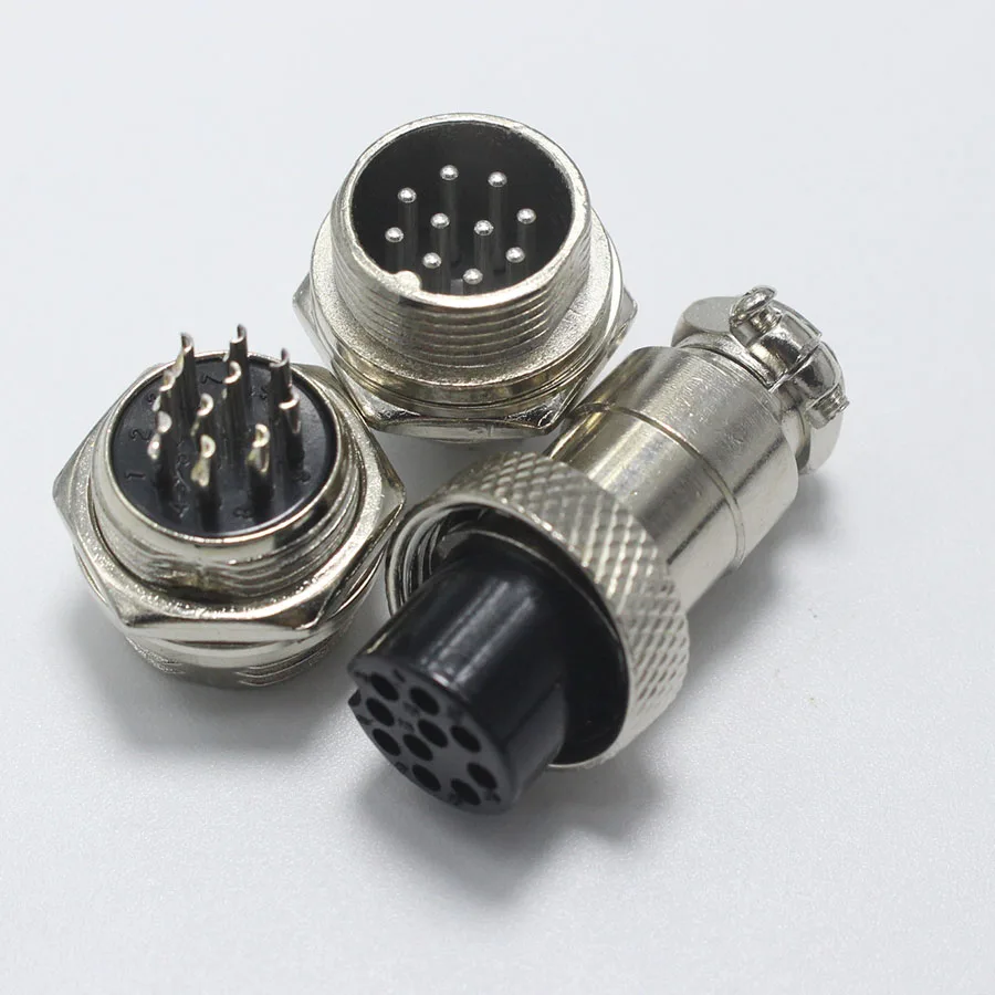 EClyxun 1 комплект GX16 XLR 16 мм 2 3 4 5 6 7 8 9 10 Pin гнездовой штекер мужской шасси крепление гнездо авиационный разъем высокое качество