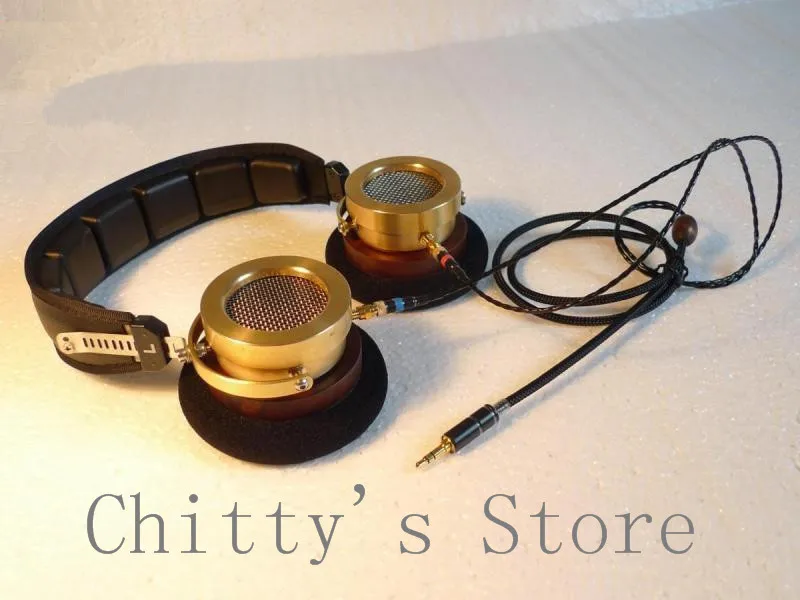 DIY 53 мм T1 наушники из чистой меди гарнитура латунь 590 г - Цвет: 600ohms