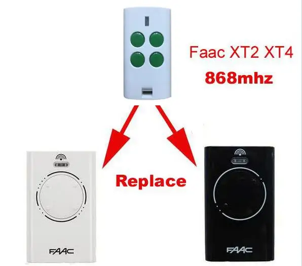 Гаражный дверной пульт дистанционного управления 868 МГц для FAAC XT2 XT4 868 SLH LR Замена