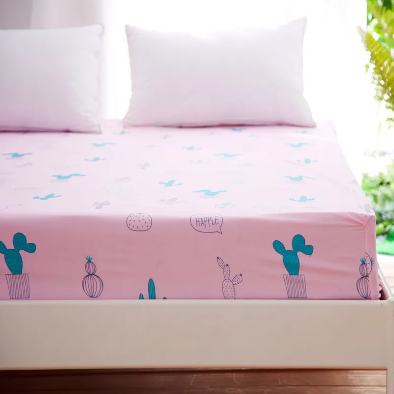 1 шт. Полиэстеровая простыня на эластичной резиновой резинке печать ПРОДАЖА