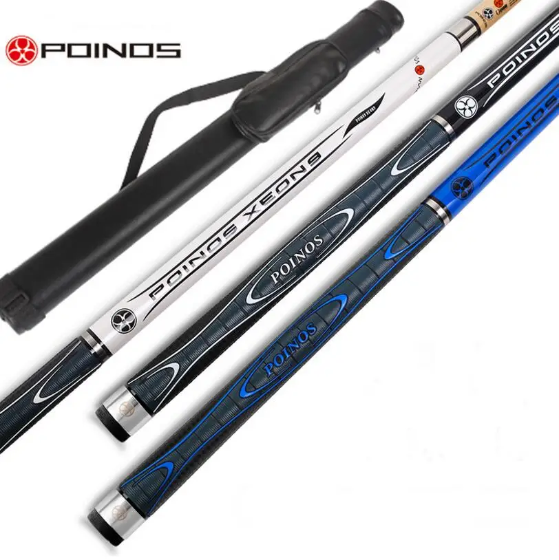 

New Arrival POINOS Billiard Pool Stick Cue 13mm 11.5mm 10mm Black Blue White Colors with Pool Cue Case,Chalk,Glove China
